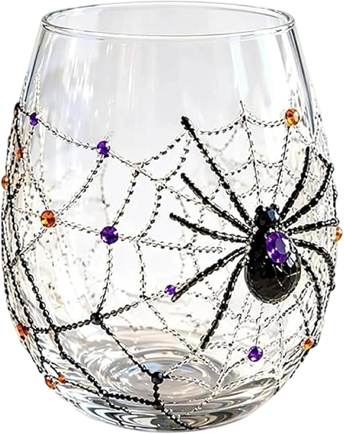 3D Halloween Artisan Glassware Collection, Halloween Artisan Glass Cups | by ALINUOYQ