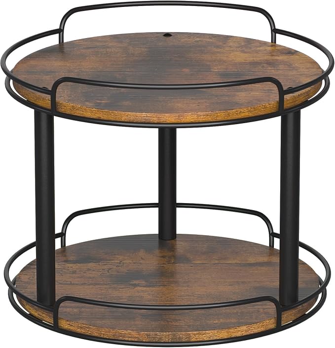 LAMU 12'' Wood Lazy Susan Turntable Organizer by YourHome-OrganizationHelper