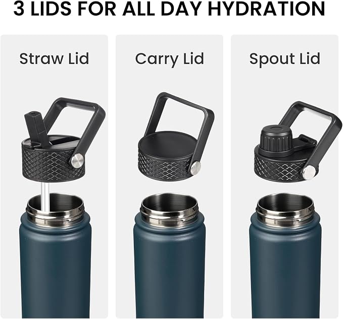 Konokyo 18 oz Insulated Stainless Steel Water Bottle - Image 4
