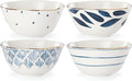 Lenox Blue Bay 4-Piece Dessert Bowl Set, 2.00 LB by Lenox