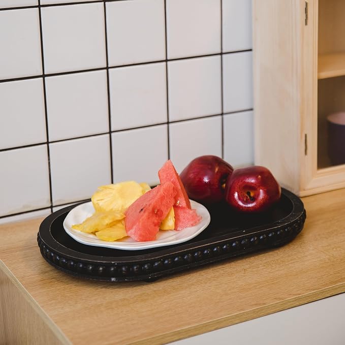HPC Decor 15in Oval Tray for Home Decor - Image 7