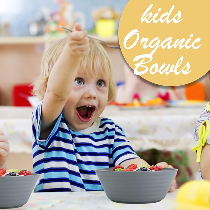 Wheat Straw Bowl Sets, Microwave and Dishwasher Safe Bowls, Super Big Bowl Sets - Image 6