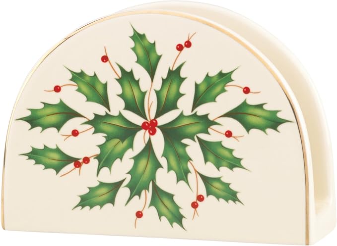 Lenox 870004 Hosting The Holidays Napkin Holder by Lenox