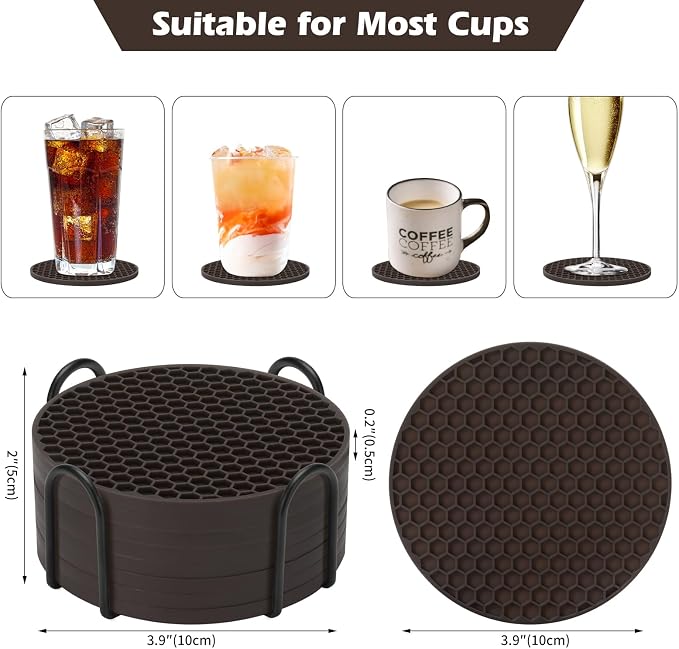 TWTLi Silicone Coasters Set of 8 - Image 5