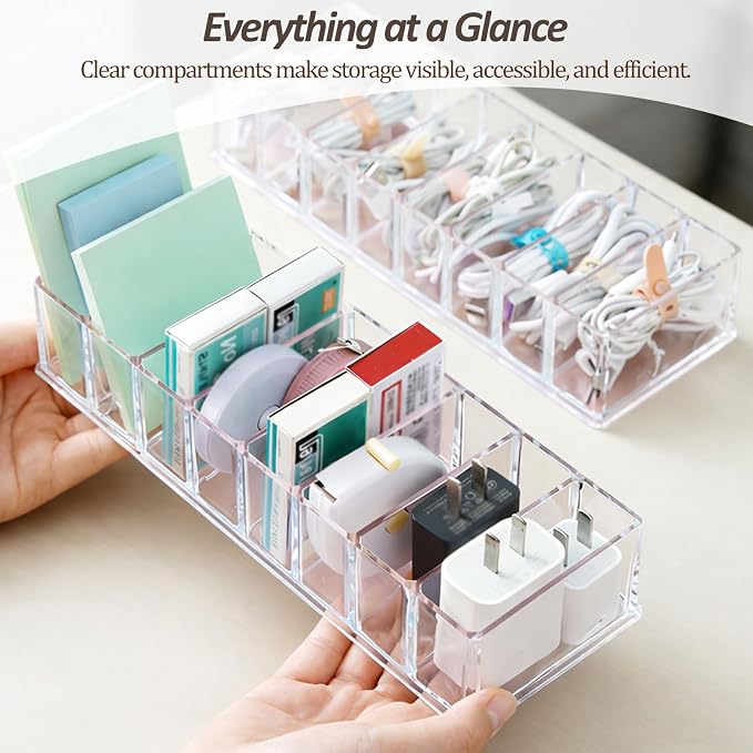 Clear Acrylic Makeup Compact Organizer - Image 6