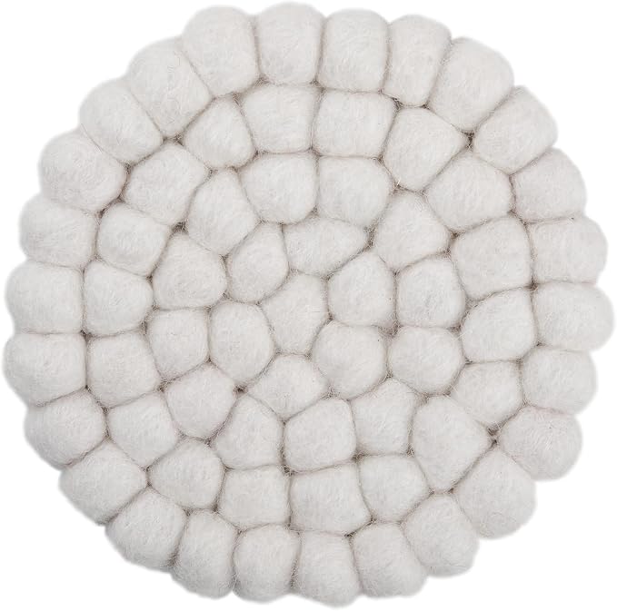 Round Felt Ball Coasters - Image 4