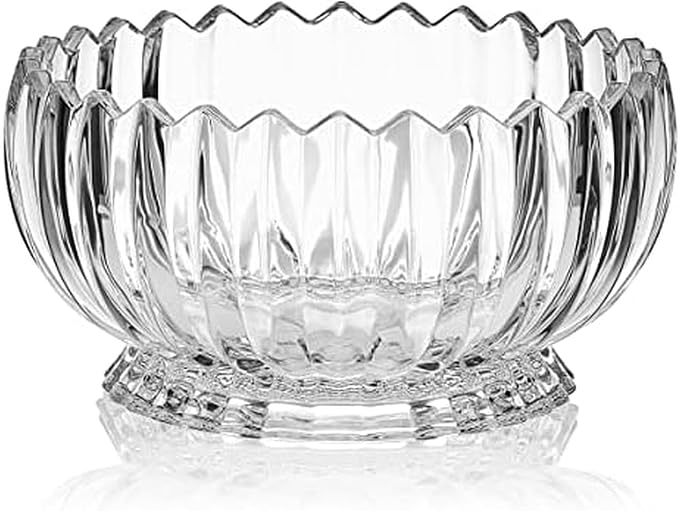 Mikasa Estate Crystal Footed Bowl, 9 Inch by Mikasa