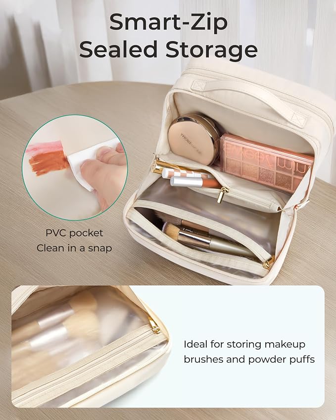 BAGSMART Travel Makeup Bag, Make Up Bag - Image 5