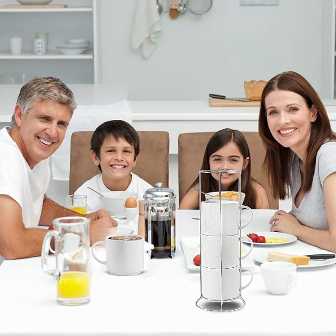 Hasense Coffee Mugs Set of 4 - Image 4