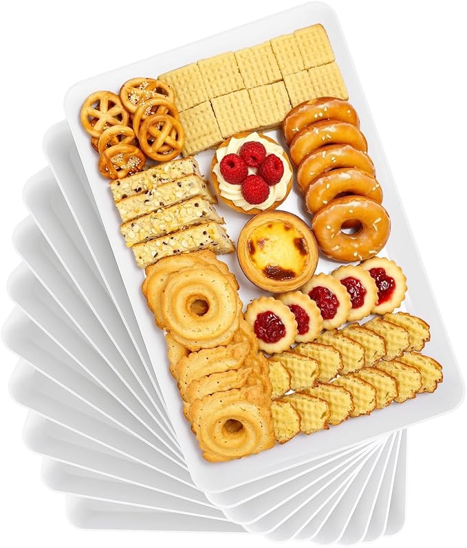 Serving Trays, Serving Platter, Plastic Trays, Rectangular, by Unknown