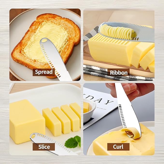 4 Pcs Butter Knife Spreader - Image 5