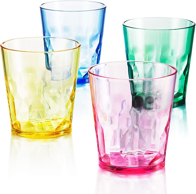 SCANDINOVIA - 8 oz Unbreakable Premium Juice Glasses Kid Cups- Set of 4 - Super - Image 2