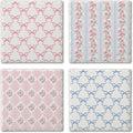 Thirstystone Pure Romance 4 Pack Assorted Tumbled Tile Stone Coasters | 4" by CounterArt