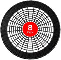 Paper Plate Holders, 8/12/24 Packs 9/10 Inch paper plate holders reusable Black by EBIGIC