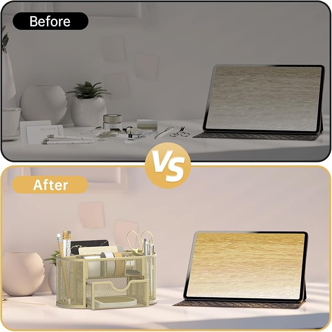 Mesh Desk Organizer, Desk Accessories & Workspace Organizers - Image 7