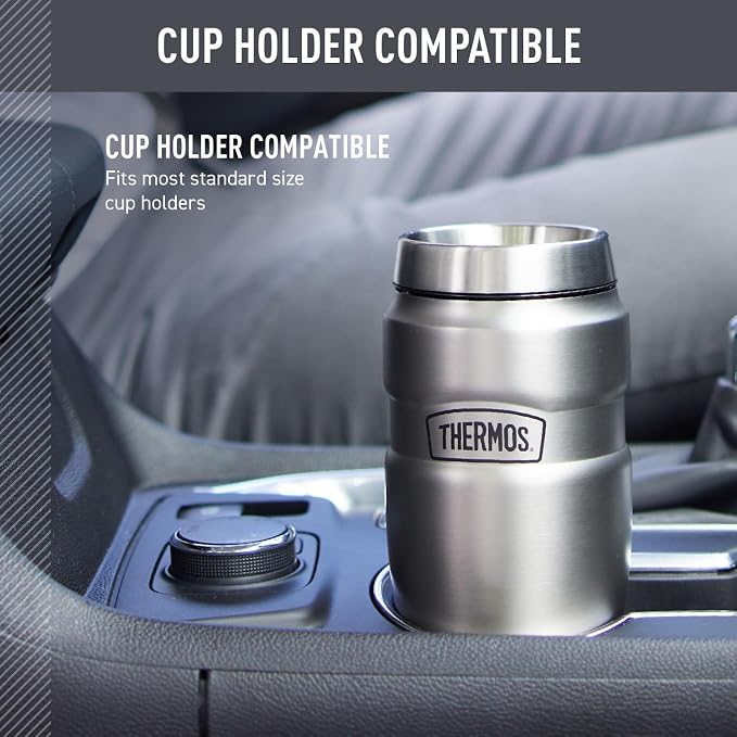 THERMOS Stainless King Stainless Steel Tumbler, Army Green | Vacuum-Insulated - Image 3