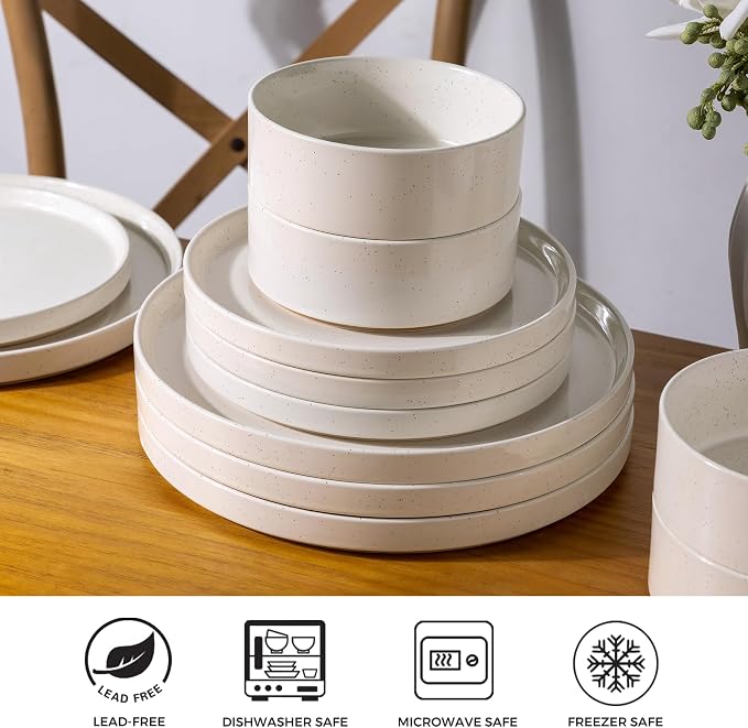 AmorArc Stoneware Dinnerware Sets - Image 7