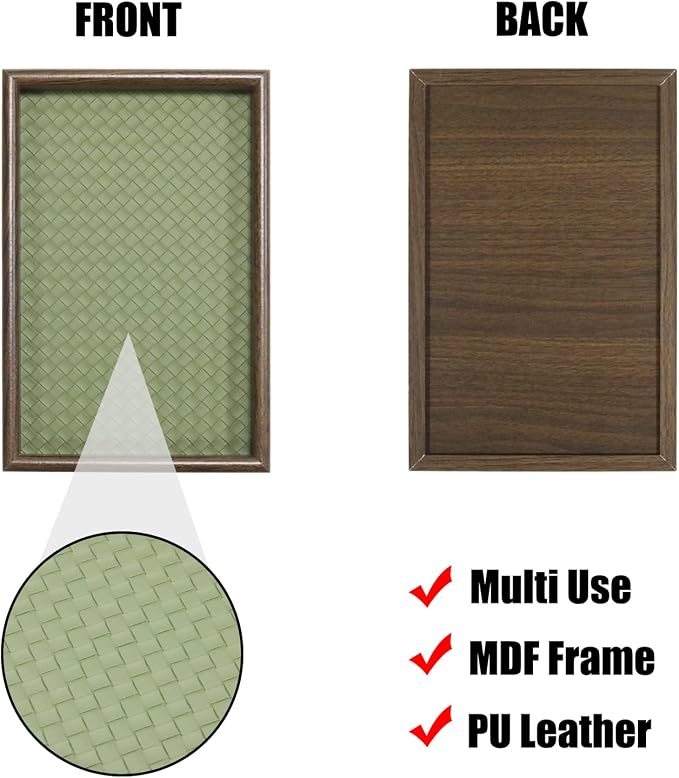 Wooden Valet Tray with Leather Base - Image 4