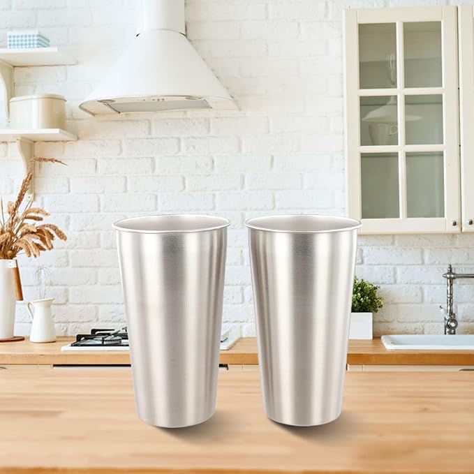 Stainless Steel Camping Cups 2 Pack Lightweight Outdoor Mugs - Image 4