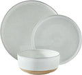 Hasense Plates and Bowls Sets, 3 Pieces Modern Porcelain Dishes Sets, Stoneware by Hasense