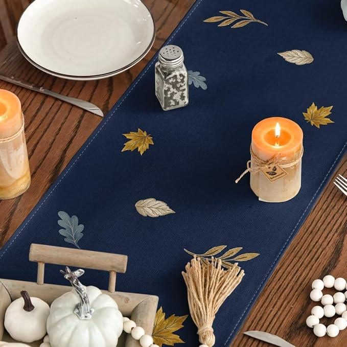 Artoid Mode 210 GSM Fall Table Runner 13x72 Inch Home Party Decor | Pumpkin - Image 7