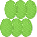homEdge Silicone Trivets Mat, 6 Packs Multipurpose Non Slip Heat Resistant Pot by homEdge
