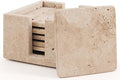 Travertine Coasters Set of 6 by SPESHSTONES
