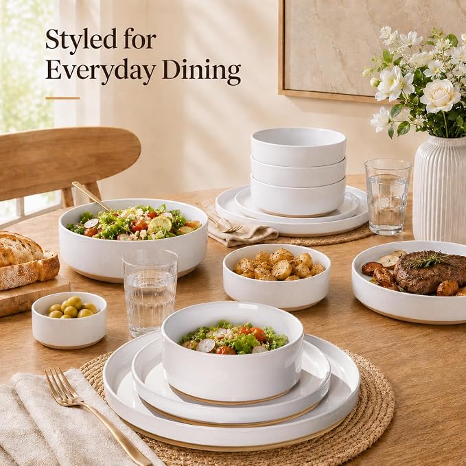 AmorArc Stoneware Dinnerware Sets - Image 6