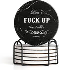 wonlex Ceramic Coasters Absorbent by wonlex