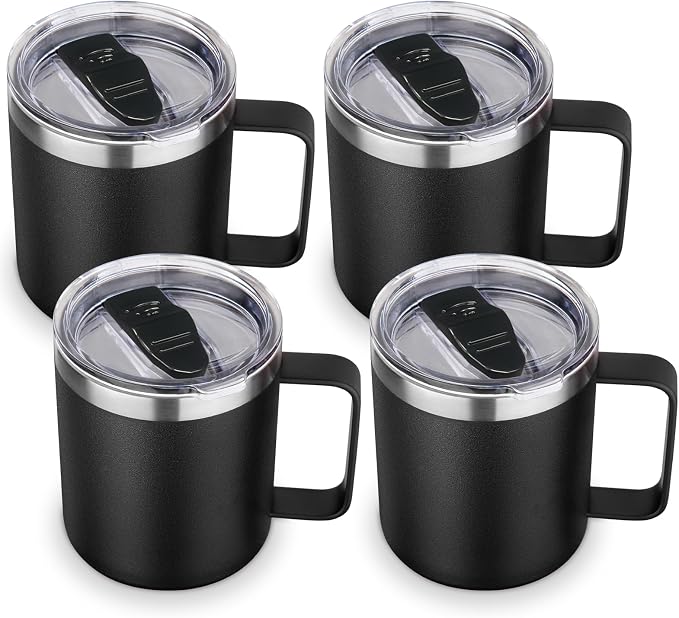 Volhoply 14oz Insulated Stainless Steel Coffee Mug by LiveFully%EF%BC%8CDrinkFreely%E2%80%94KeepGoingwithVolhoply%EF%BC%81
