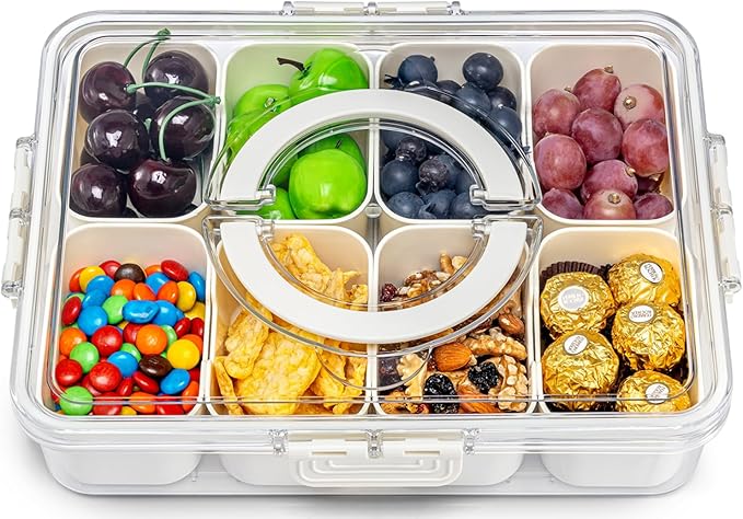 Pure Future Air-Tight Snackle Box Container –Divided Serving Tray by PureFuture