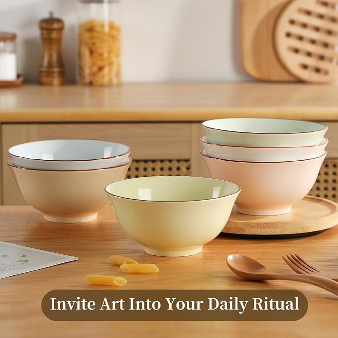 Ceramic Cereal Bowl Set of 6 - Image 7
