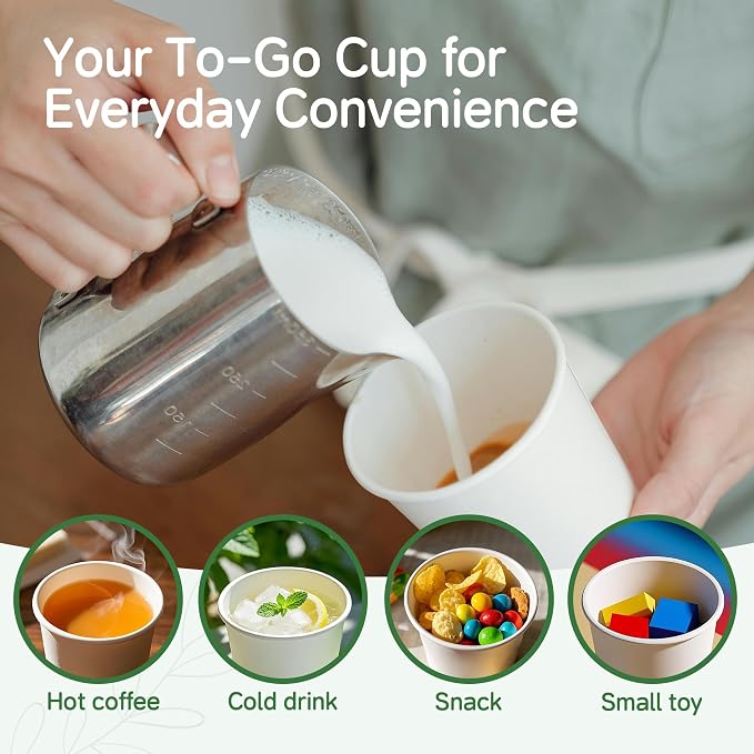 1000 Pack 12 oz Paper Cups - Image 4
