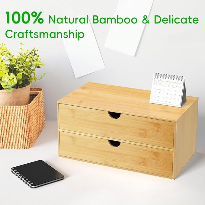 Neando Bamboo Desk Organizer - Image 3
