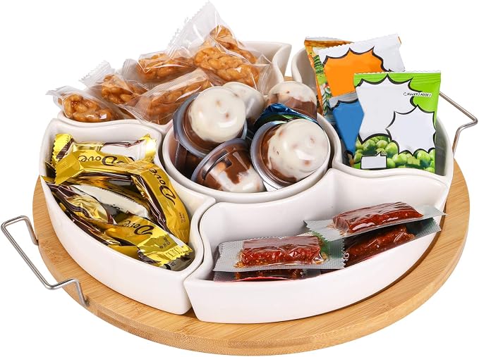 11 Inch Ceramic Divided Serving Dishes - Image 2