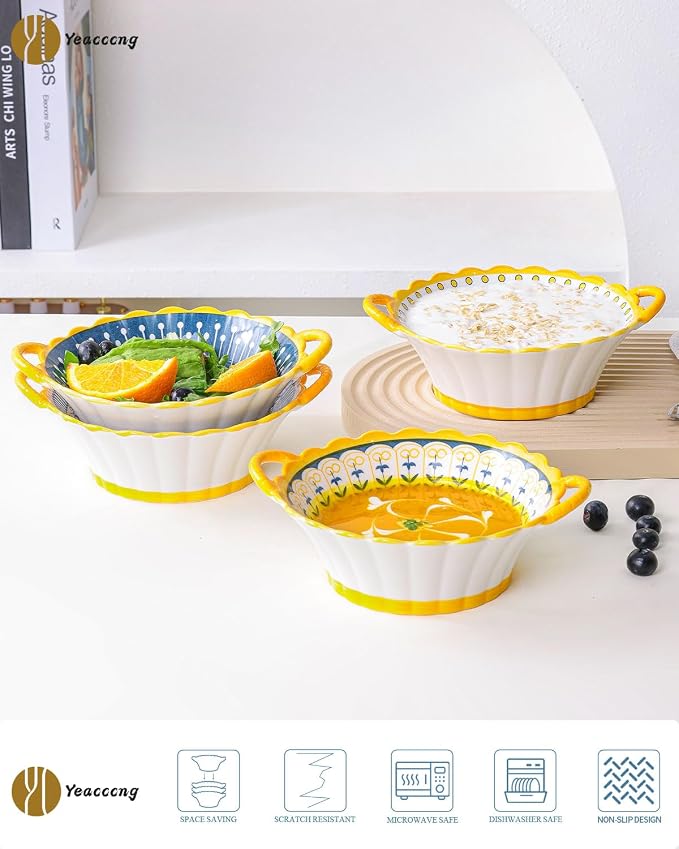 Yeacccng Bohemian Soup Bowls - Image 3