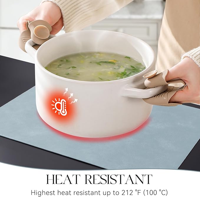 MOSAYT Vinyl Placemats Set of 8-12 X 17 Inch - Image 3