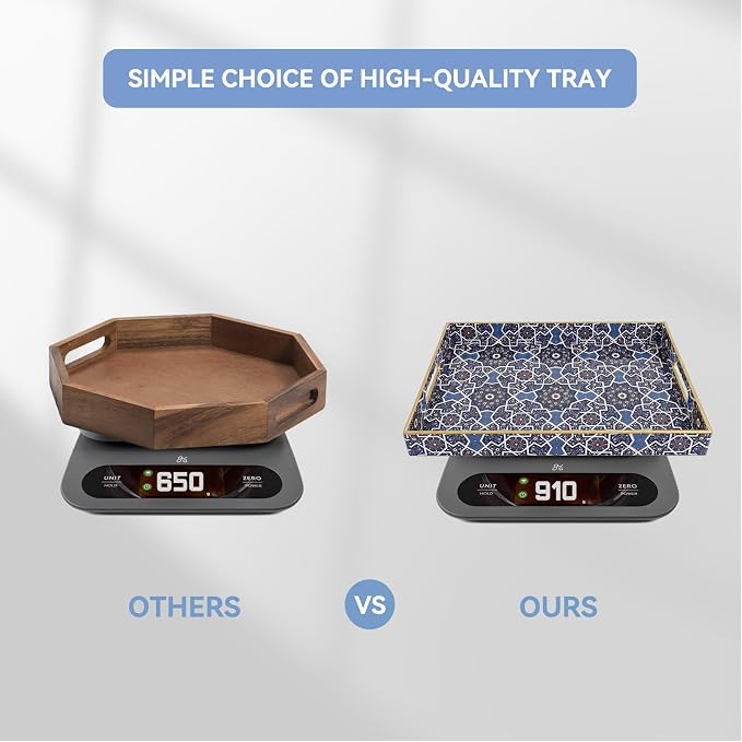 AGIOTA Coffee Table Trays for Living Room Serving Tray - Image 6