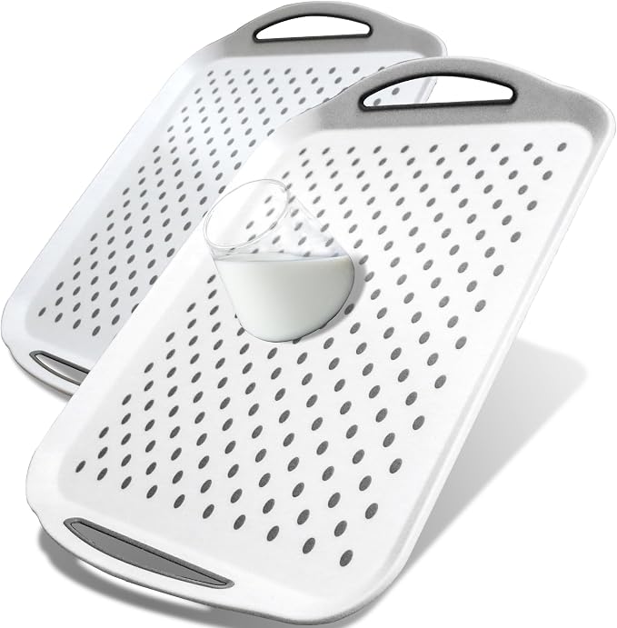 Large Nonslip Serving Tray by CZLIADYT