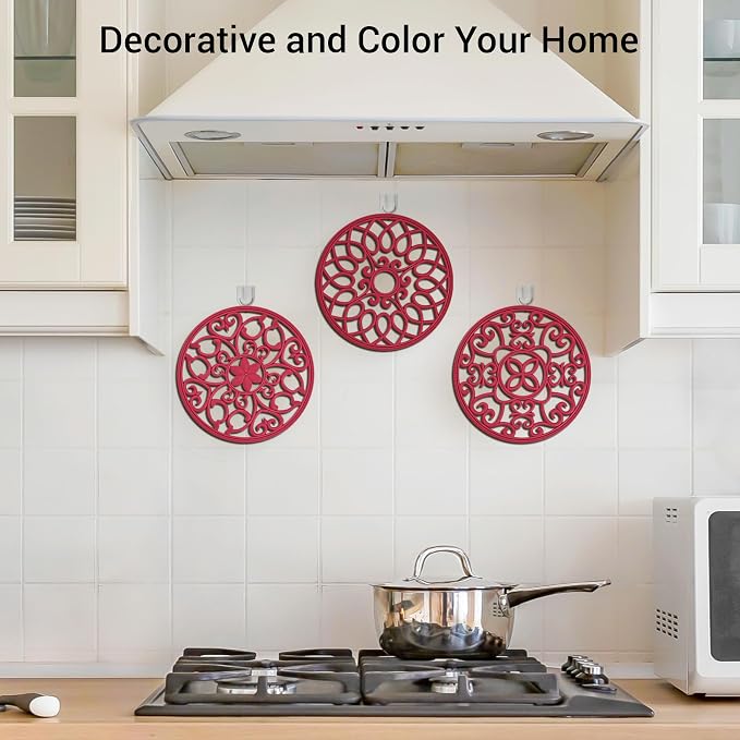 SMARTAKE 6 Set Silicone Trivet Mats - Image 5