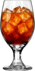 Libbey 14 Oz Perception Banquet Goblet Glasses, Elegant Iced Tea Stemware by Libbey