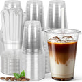 Charmount 50 Sets 16 oz Plastic Disposable Clear Cups by CHARMOUNT