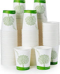 ECOLipak 300 Count 8 oz Compostable Paper Cups, Disposable Paper Coffee Cup | by ECOLipak