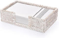Sumnacon Napkin Holder, Rattan Napkin Holder Table, Wicker Guest Towel Holder by Sumnacon