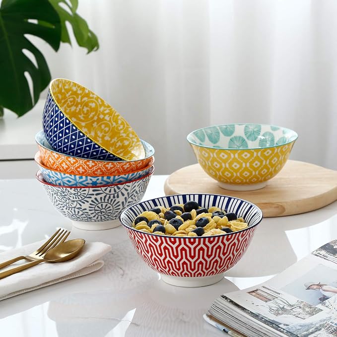 Selamica Porcelain 20oz Cereal Bowl Set - Image 3