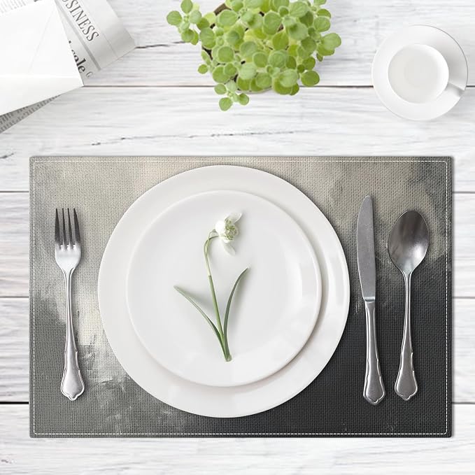 Emvency Farmhouse Placemats Set of 4, 12x18 Inch - Image 4