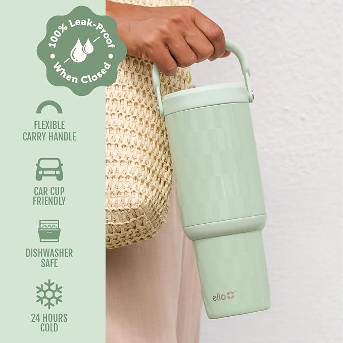 Ello Oasis Go+ 32oz Insulated Stainless Steel Tumbler - Image 4