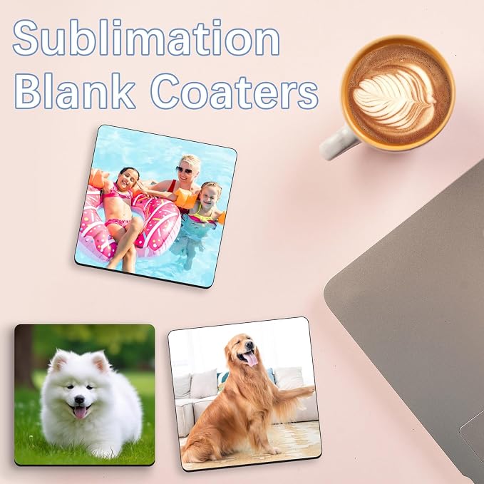 36 Pcs Sublimation Square Coaster Blanks Bulk - Image 5