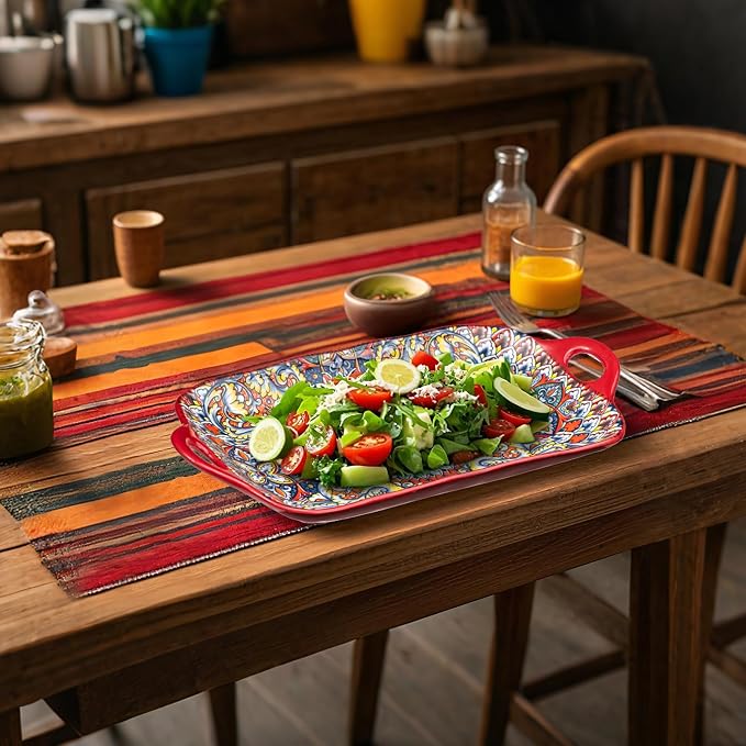 Boho Ceramic Serving Platters - Image 5