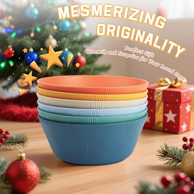 Unbreakable Cereal Bowls, Wheat Straw Bowl - Image 8